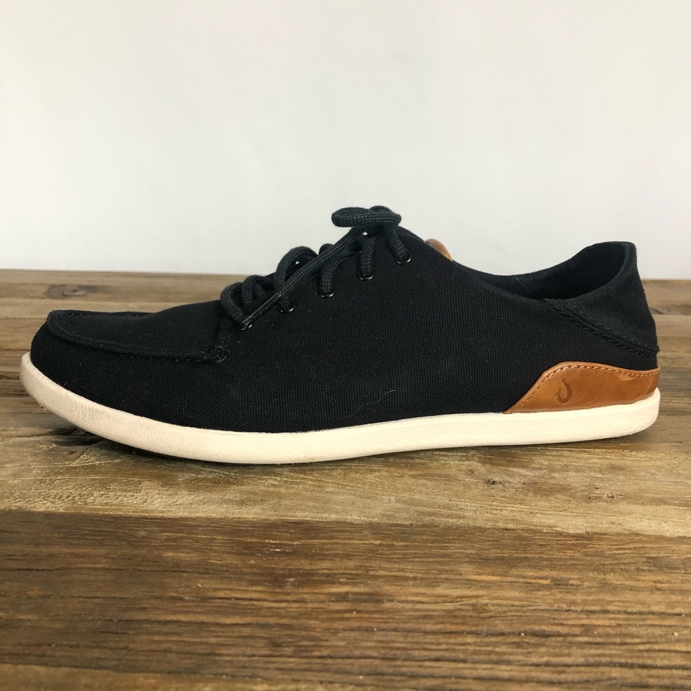 OluKai Manoa Canvas Casual Oxford Sz 9.5